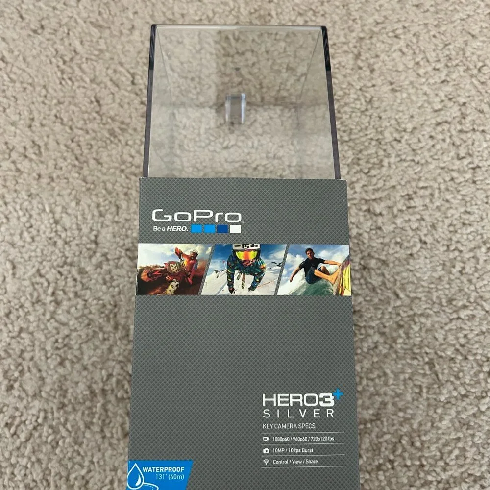 GoPro Hero3+ Silver Camera and Accessories